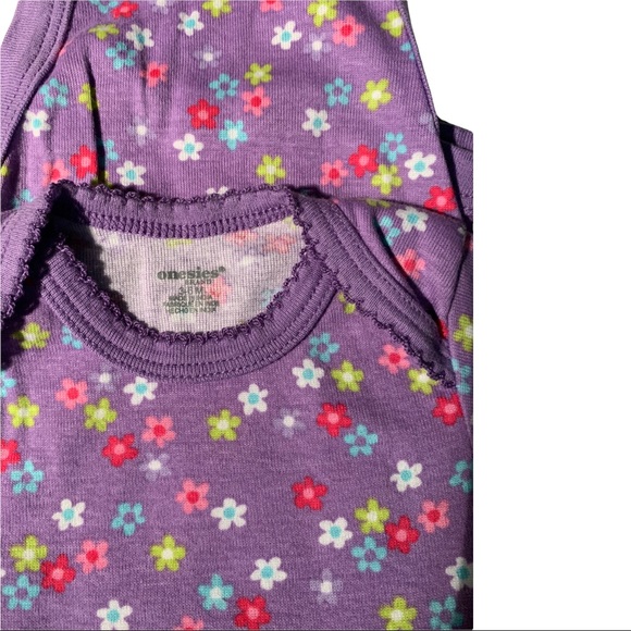 Onesie Cupcake + Summer Flowers Bodysuits Baby 3-6 Months - Picture 6 of 6